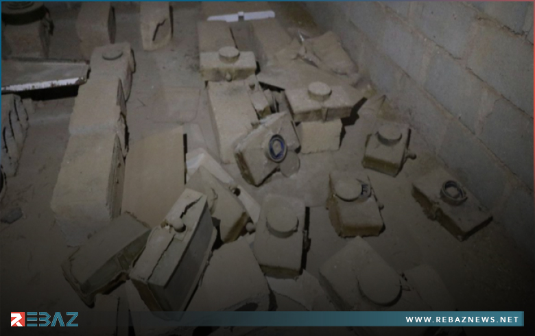 العثور على مستودع للألغام والصواعق بريف دير الزور  العثور على مستودع للألغام والصواعق بريف دير الزور