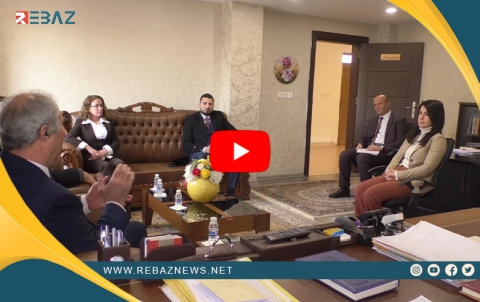 Şandeke ji Nûneratiya H. Kurdistanê ya ENKS bi berpirsa Lêkolînên Istratîcî re ya PDK, civiya