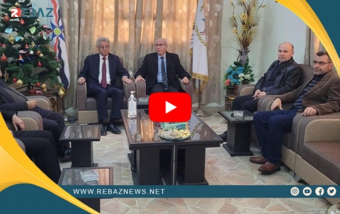 Şandeke serkirdayetiya PDK-Sê seredana baregeha Rêxistina Asûrî ya Dimukratî kir