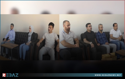 أربيل.. وفد من فرع إقليم كوردستان لـYXCDK-Rojava يهنئ بافتتاح المقر الجديد لقناة آرك وراديو ريباز