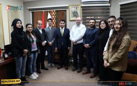 هولير..اتحاد الطلبة يناقش مع وفد من سبارك وصندوق الائتمان الاوربي وضع الطلبة الكورد في إقليم كوردستان