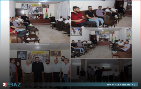 وفد من اتحاد الطلبة والشباب الديمقراطي الكوردستاني – روژآفا يزور مكتب PDK-S في زاخو