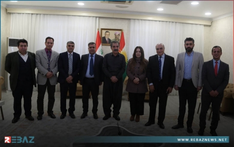وفد من اتحاد كتاب كوردستان سوريا يجتمع مع وزير الثقافة والشباب بإقليم كوردستان
