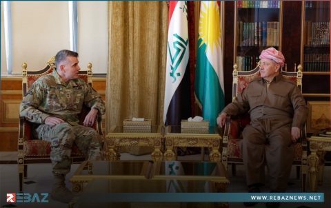 الرئيس بارزاني وقائد قـ.ـوات التحالف يبحثان الحـ.ـرب على الإر.هـ.ـاب واستمرار التنسيق
