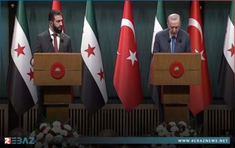رجب طيب أردوغان , أحمد الشرع , سوريا , تركيا 