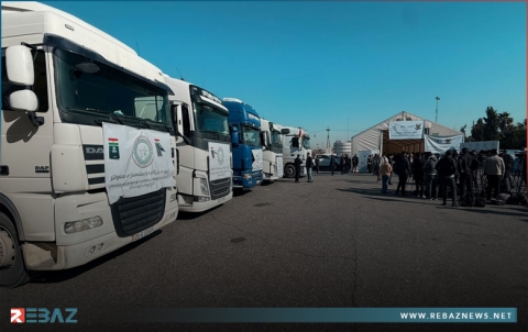 أوميد خوشناو يعلن عن انطلاق قافلة إغاثية جديدة تضم 16 شاحنة إلى مناطق غربي كوردستان