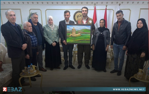 أربيل..  وفد من PDK-S وعوائل الشهداء وأهالي عفرين يشكر مؤسسة بارزاني الخيرية