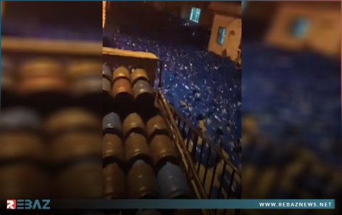 اللاذقية.. السيول تجرف مئات إسطوانات الغاز 