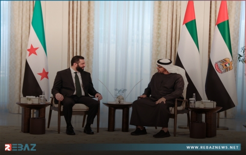 فحوى اجتماع أحمد الشرع والشيخ محمد بن زايد آل نهيان