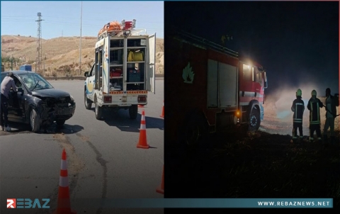 الدفاع المدني السوري يستجيب لـ181 حريقا و19 حادث سير في عموم سوريا 