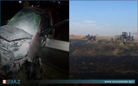 خلال يوم واحد.. الدفاع المدني السوري يستجيب لعشرات الحرائق وحوادث السير 