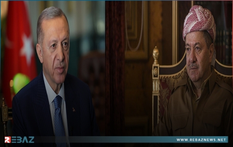 الرئيس التركي يعزي الرئيس بارزاني بوفاة شقيقته 