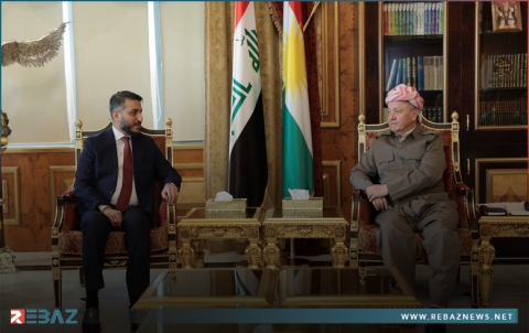 الرئيس بارزاني يستقبل محافظ النجف يوسف كناوي 