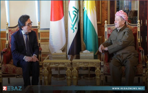 الرئيس بارزاني وآكيرا إندو يتبادلات وجهات النظر حول مستقبل الكورد في سوريا