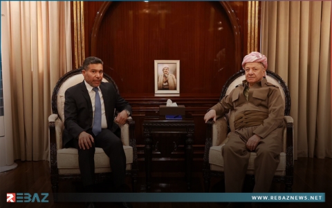 الرئيس بارزاني يستقبل جمال الضاري الأمين العام للمشروع الوطني العراقي