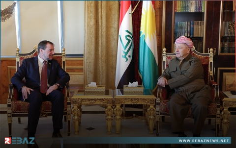 الرئيس بارزاني والقنصل الفرنسي يناقشان الوضع في سوريا 