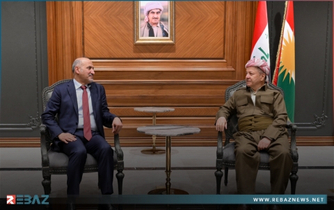 الرئيس بارزاني يستقبل أحمد الجربا رئيس تيار الغد السوري