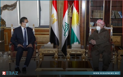 الرئيس بارزاني والسفير المصري يبحثان تعزيز العلاقات الثنائية
