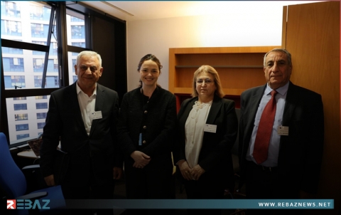 وفد من المجلس الوطني الكوردي يلتقي مع ممثلة الحزب الاشتراكي الفرنسي في البرلمان الأوروبي