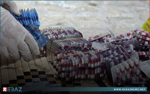 ضبط كميات كبيرة من المخدرات في حلب 