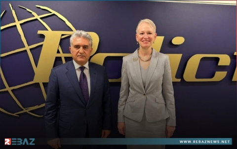 وزير داخلية حكومة إقليم كوردستان يلتقي مساعدة وزير الدفاع الأمريكي