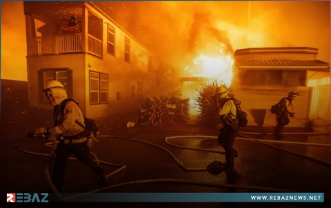 أمريكا تعلن احتواء حرائق لوس أنجلوس بنسبة 100% 