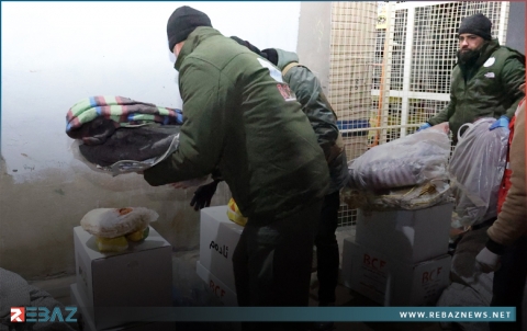 مؤسسة بارزاني الخيرية: أكثر من 850 طناً من المساعدات وصلت إلى غربي كوردستان 