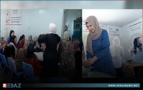 بارزاني الخيرية تنهي مجموعة من الدورات في مخيم باريكه بالسليمانية