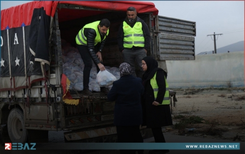 بارزاني الخيرية تحذر من خطورة الوضع الإنساني لنازحي الأشرفية والشيخ مقصود