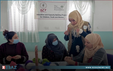 بارزاني الخيرية تفتتح دورتين مهنيتين في مخيم باسرمة 