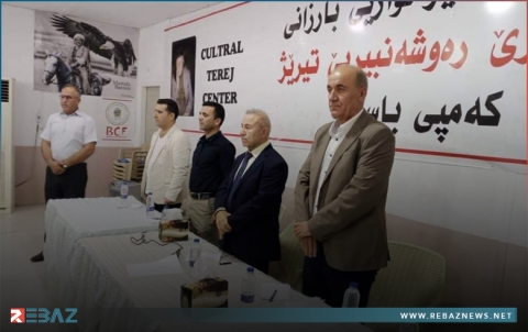 وفد من الائتلاف برئاسة د. عبد الحكيم بشار يعقد ندوة جماهيرية في مخيم باسرمه