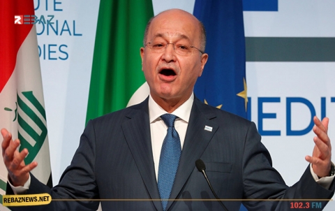 واشنطن تسلم برهم صالح نسخة من قرار العقوبات الأمريكية على العراق