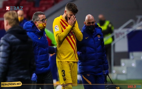 برشلونة يعلن إصابة بيكيه وروبيرتو بعد التعثر أمام أتلتيكو