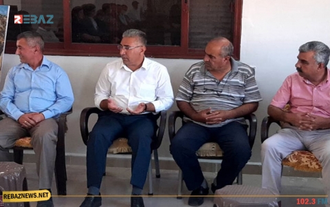 تربه سبي.. وفد من PDK-S يقدم واجب عزاء بابا شيخ الأب الروحي الإيزيدي