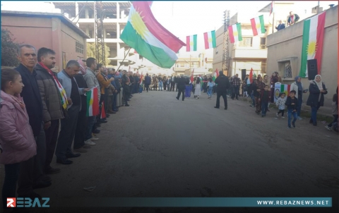 تربسبي.. المجلس الوطني الكردي يحيي يوم العلم الكوردستاني