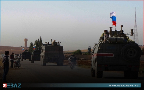 تعزيزات عسكرية روسية تصل إلى ناحية تل تمر بكوردستان سوريا