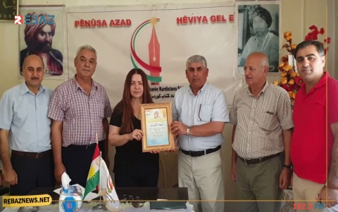  قامشلو.. PDK-S يكرّم اتحادي الكتاب والنساء  