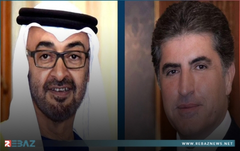 محمد بن زايد يهنئ نيجيرفان بارزاني بحلول الأضحى