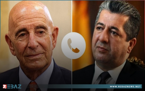 توم باراك ينقل تحيات وتقدير دونالد ترامب إلى مسرور بارزاني 