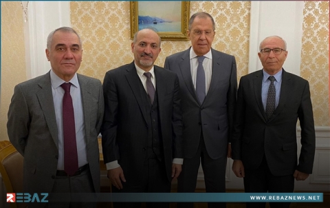 وفد من جبهة السلام والحرية يلتقي وزير الخارجية الروسية سيرغي لافروف