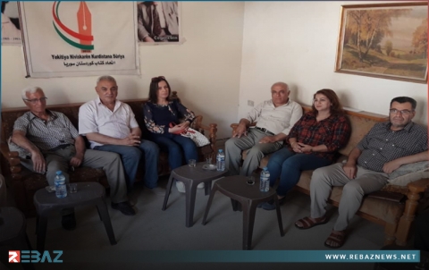 وفد من العلاقات الوطنية لجبهة السلام والحرية يلتقي اتحاد كتاب كوردستان سوريا