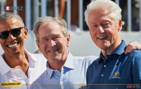 الرئيس الأمريكي الأسبق جورج بوش يحضر تنصيب بايدن