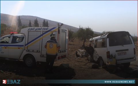 عفرين.. حادث سير يتسبب بوفاة وإصابة عدة أشخاص بينهم أطفال 