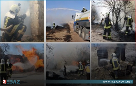 14 حريقاً في شمال غربي سوريا خلال يوم واحد