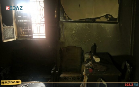  مسلحو PYD يحرقون مقر حزب الوحدة الديمقراطي في قامشلو