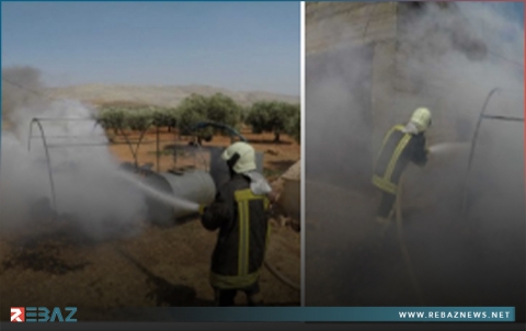 3 حرائق في شمال غربي سوريا خلال يوم واحد