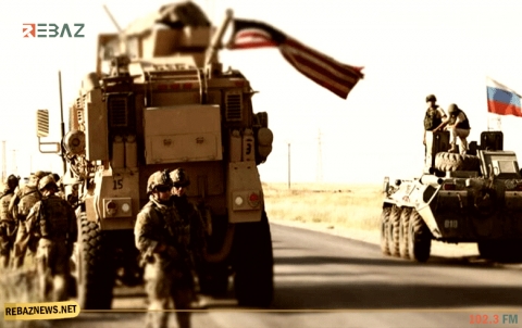  دیرك.. دورية أمريكية تعترض طريق دورية روسية 