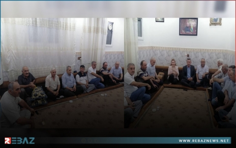  وفد من منظمة دوميز للديمقراطي الكوردستاني - سوريا يزور عائلة الشهيد البيشمركة إبراهيم فرحو