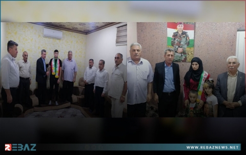 منظمة دوميز للديمقراطي الكوردستاني - سوريا تزور منزل شهيدين من قوات بيشمركة روج منظمة دوميز للديمقراطي الكوردستاني - سوريا تزور منزل شهيدين من قوات بيشمركة روج