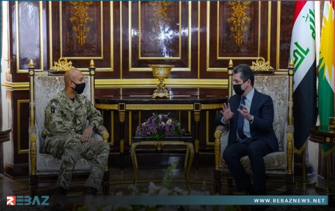 رئيس حكومة إقليم كوردستان يجتمع مع نائب القائد العام لقوات التحالف في العراق وسوريا